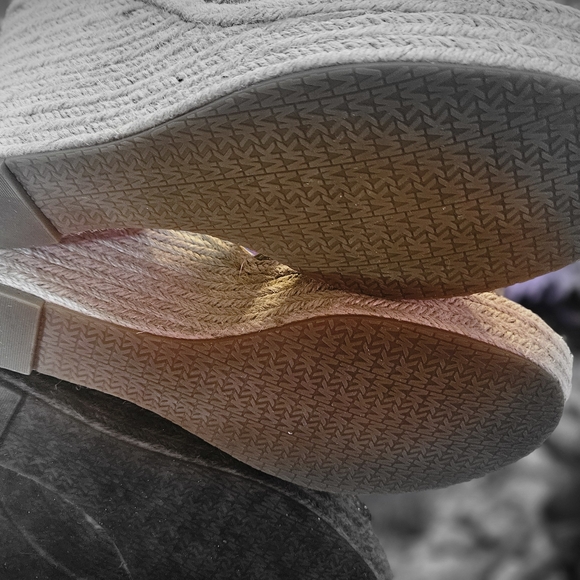 Michael Kors Shimmering Gold Zipper Sandals - Picture 3 of 3